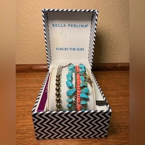 Bella Perlina NEW IN BOX Fun In The Sun Bracelet SET‎ Of 5.